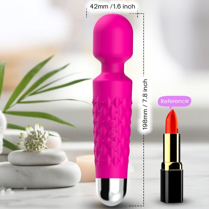 ARMONY - POSTMAN MASSAGER & VIBRATOR SUPER FLEXIBLE HEAD FUCHSIA - Kink&Play