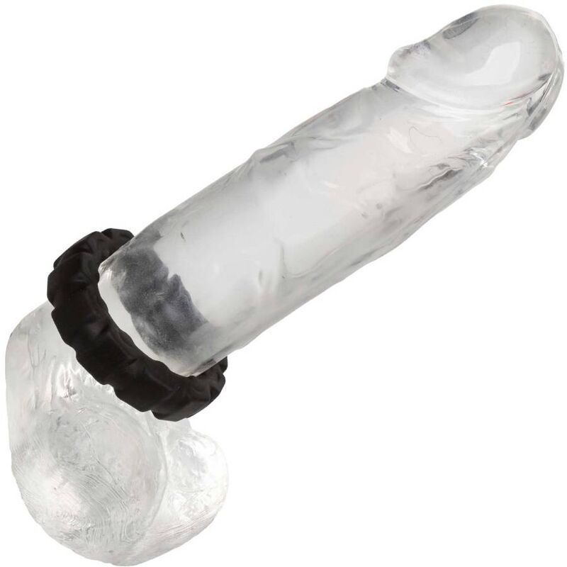 CALEXOTICS - ALPHA PROLONG TREAD RING BLACK - Kink&Play