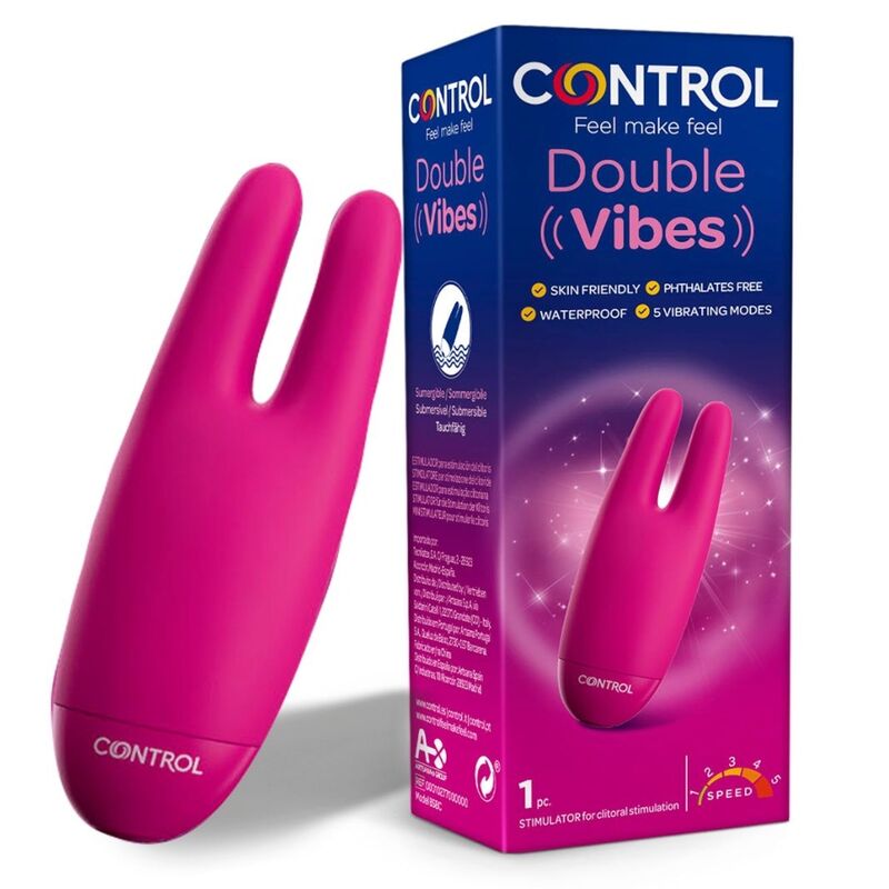 CONTROL - DOUBLE VIBES STIMULATOR - Kink&Play