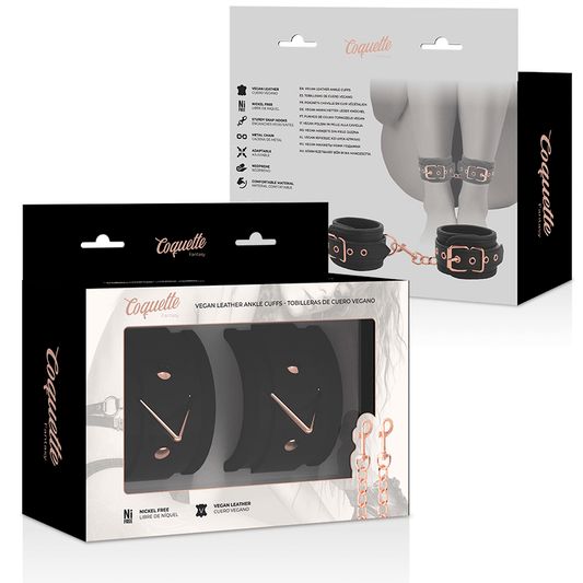COQUETTE CHIC DESIRE - FANTASY ANKLE CUFFS WITH NEOPRENE LINING - Kink&Play