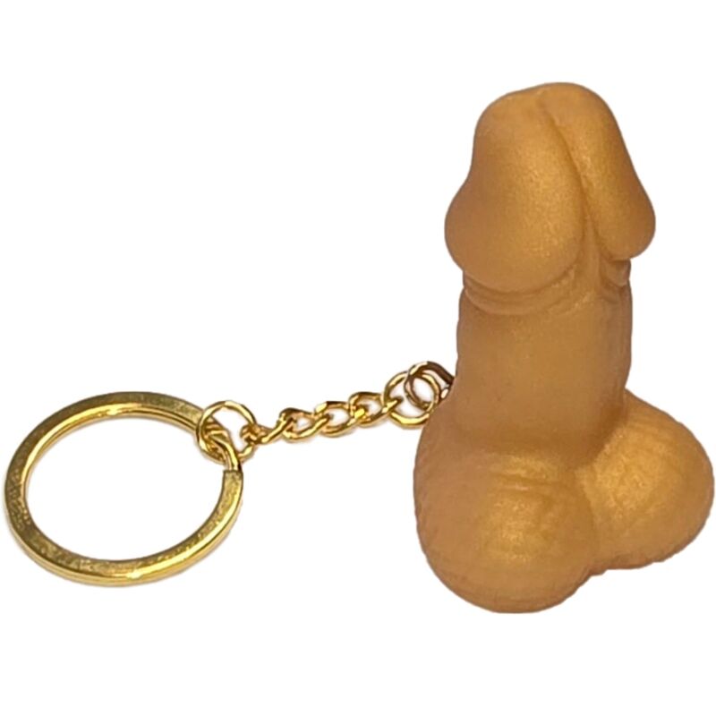 DIABLO PICANTE - GOLDEN PENIS SHAPED KEYCHAIN - Kink&Play