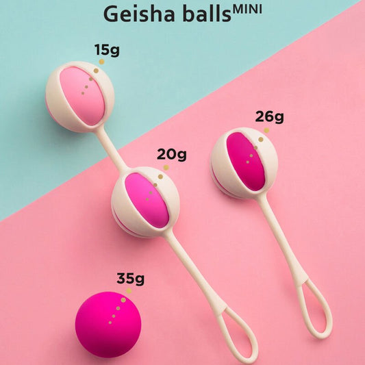 G - VIBE - SET 4 GEISHA BALLS MINI PURPLE - Kink&Play