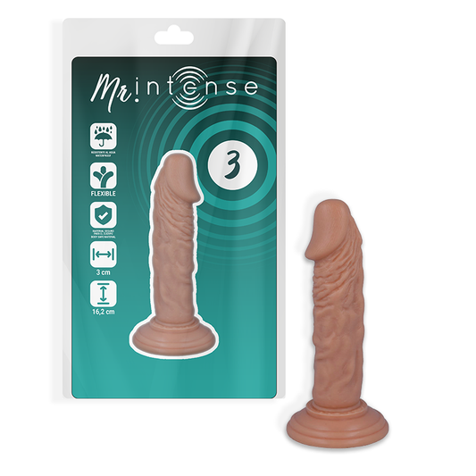MR INTENSE - 3 REALISTISKA PENISAR 16,2 CM -O- 3 CM