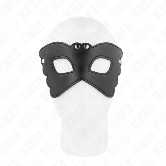 KINK - BUTTERFLY SHAPED LEATHERETTE MASK 20 x 9 CM