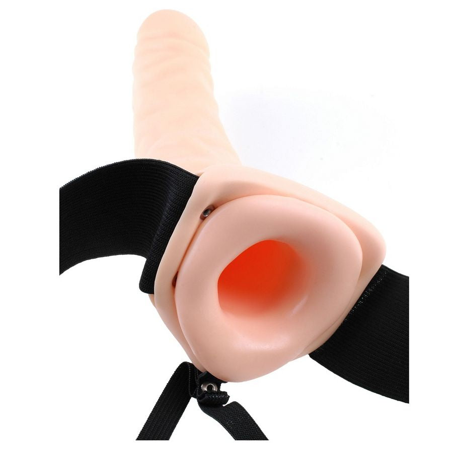 FETISH FANTASY SERIES - 19 CM HOLLOW STRAP-ON NATURAL - Kink&Play