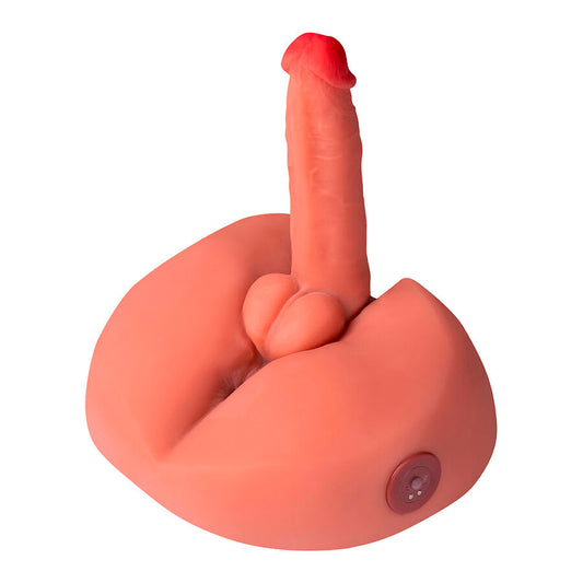 XISE - HONEY REALISTIC DILDO MASTURBATOR WITH VIBRATION 25 CM