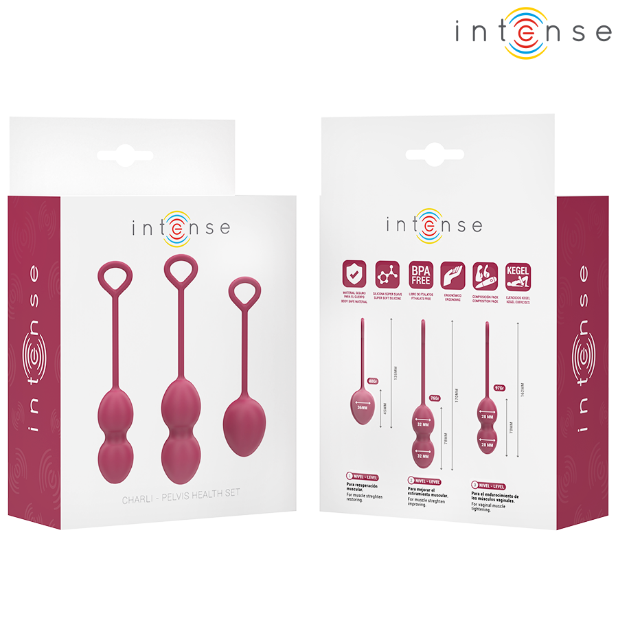 INTENSE - CHARLI KEGELKULOR KIT LILA