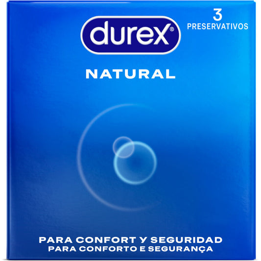 DUREX - NATURAL CONDOMS 3 UNITS - Kink&Play