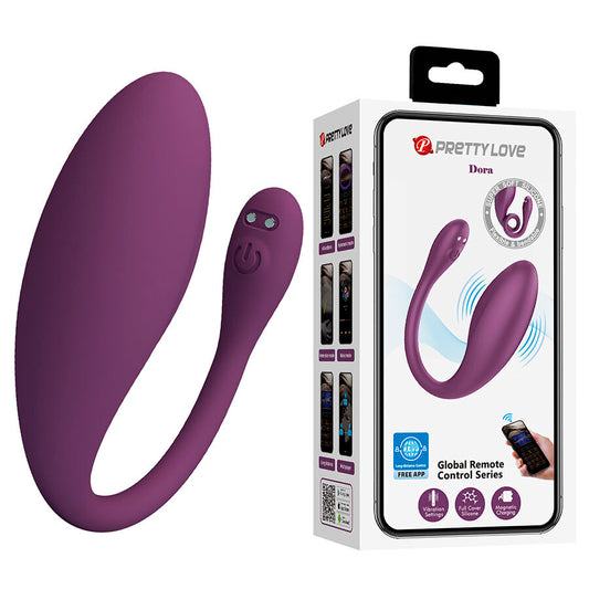 PRETTY LOVE - DORA OSYNLIG VIBRATOR MED GRATIS APP