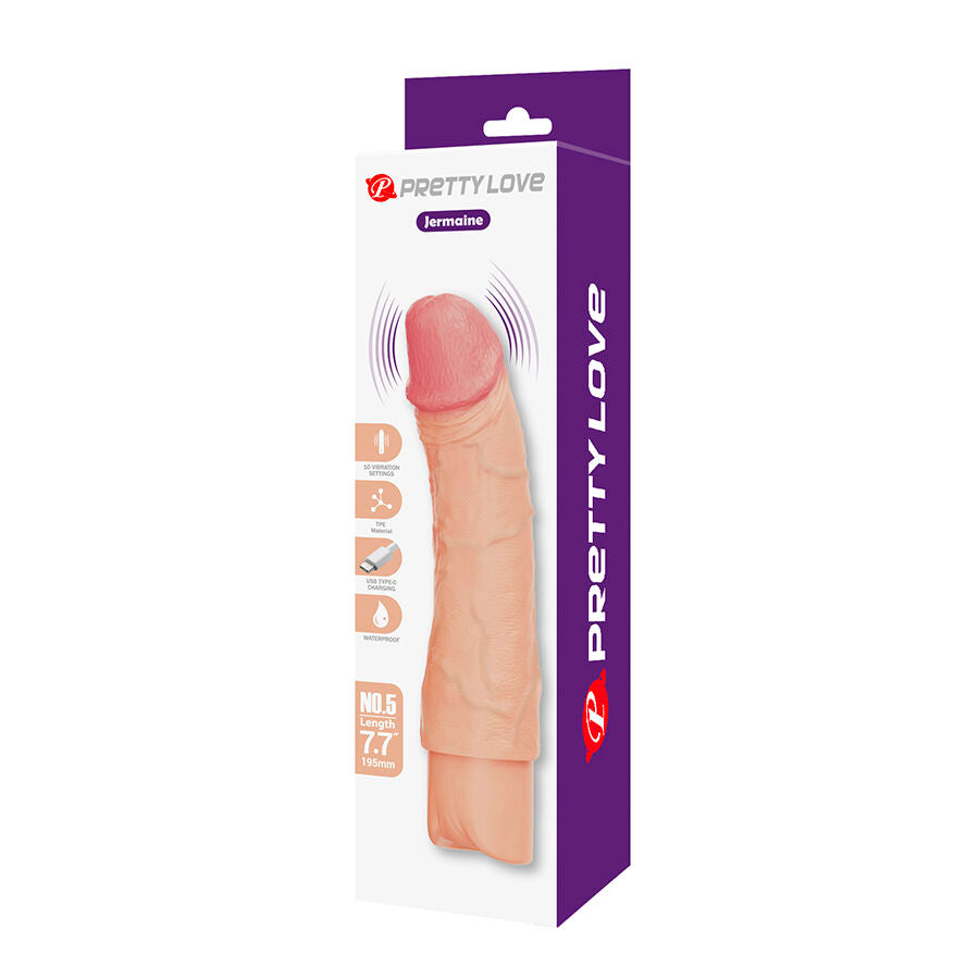 PRETTY LOVE - JERMAINE FLEXIBEL REALISTISK VIBRATOR