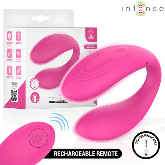 INTENSE - NORA VIBRERANDE KLÄMSTIMULATOR ROSA