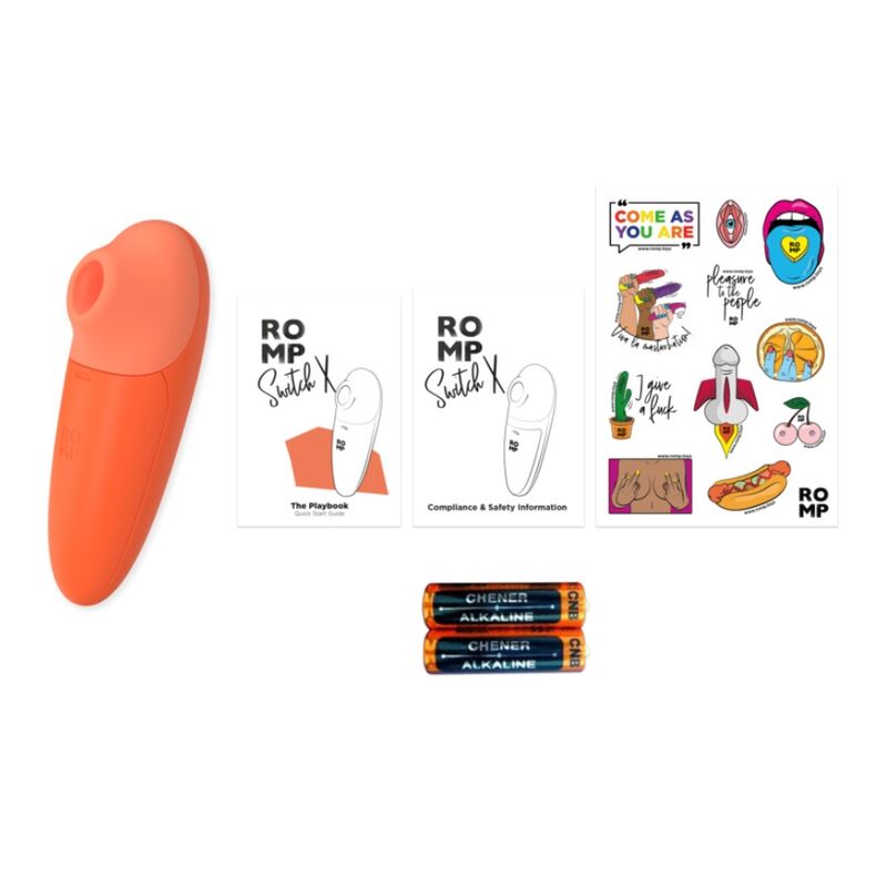 ROMP - SWITCH X KLITORISSTIMULATOR 6 NIVÅER ORANGE