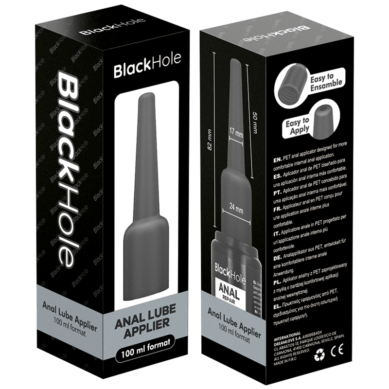 BLACK HOLE - ANAL LUBE APPLIER L SIZE 100 ML