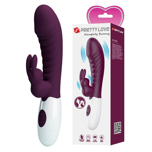 PRETTY LOVE - NAUGHTY BUNNY 30 FUNKTIONER KANINVIBRATOR LILA