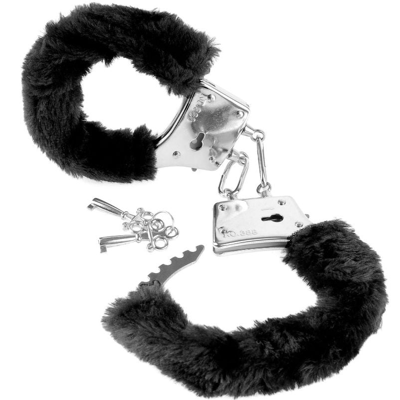 FETISH FANTASY SERIES - FURRY CUFFS BLACK - Kink&Play
