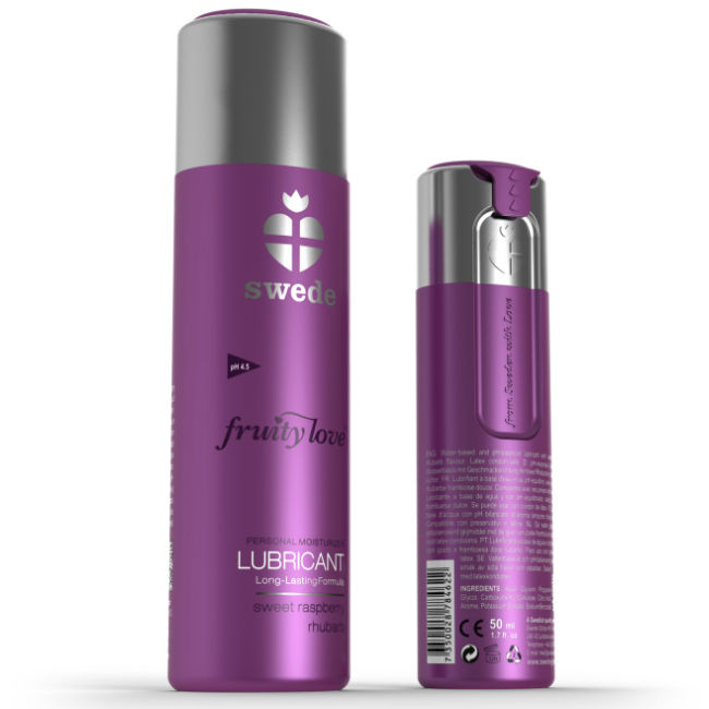 SWEDE - FRUITY LOVE LUBRICANT RASPBERRY RHUBARB 50 ML - Kink&Play