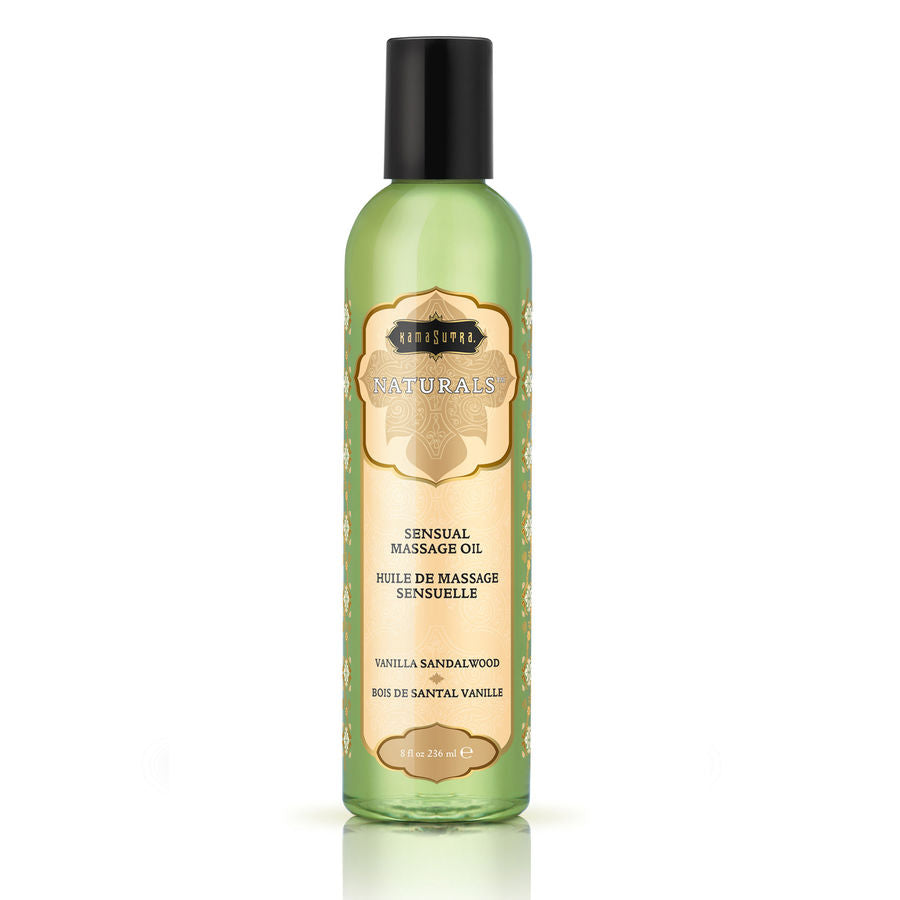 KAMASUTRA - VANILLA MASSAGE OIL WITH SANDALWOOD 236ML - Kink&Play