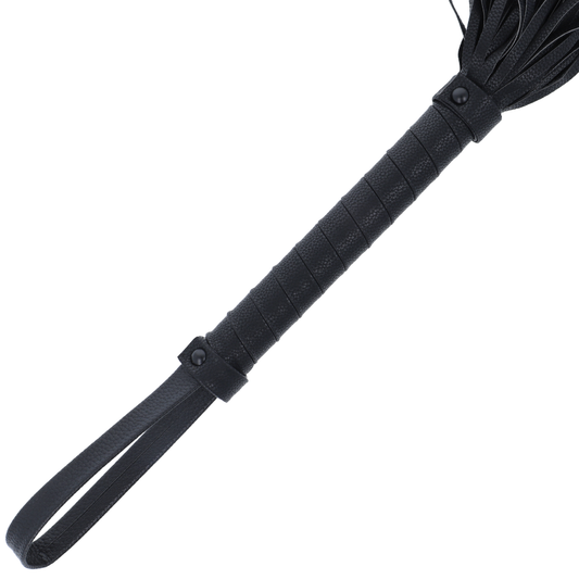 DARKNESS - SVART BONDAGEPISK 42CM LÄDER