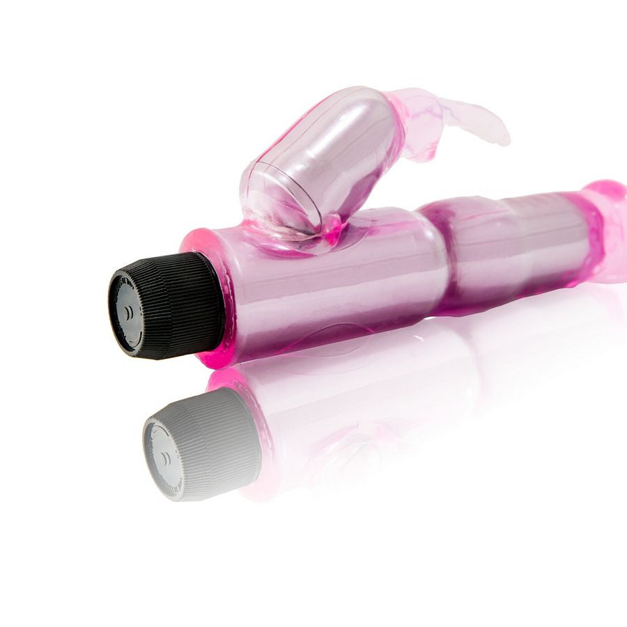 BAILE - VIBRATOR WITH ADJUSTABLE PINK STIMULATOR - Kink&Play