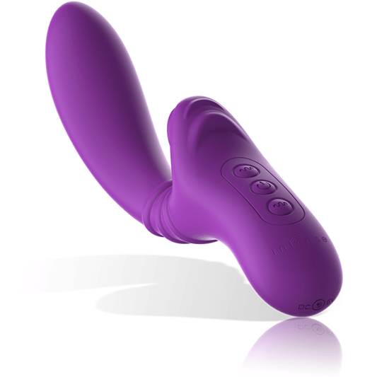 INTENSE - HARRY FLEXIBLE VIBRATOR WITH PURPLE TONGUE - Kink&Play