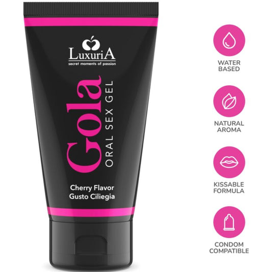 INTIMATELINE LUXURIA - ORAL SEX GEL CHERRY FLAVOR 50 ML - Kink&Play