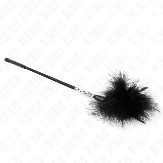 KINK - TICKLE FEATHERS WITH RHINESTONE HANDLE 50 CM - Kink&Play