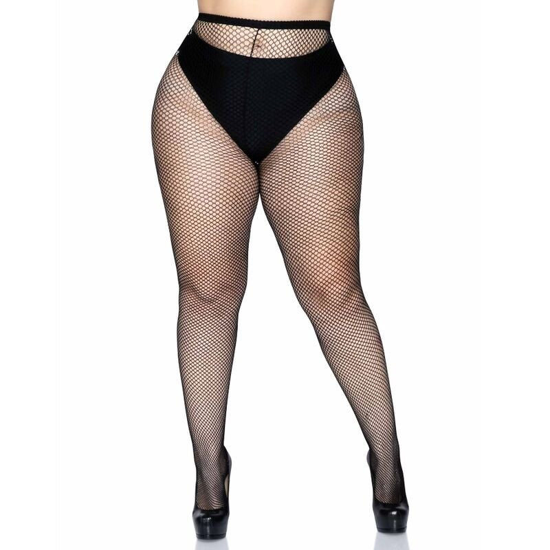LEG AVENUE - FISHNET PANTYHOSE PLUS SIZE - Kink&Play