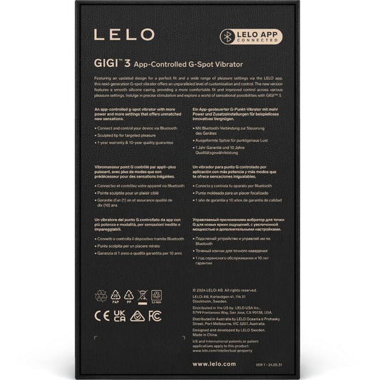 LELO - GIGI⢠3 G - SPOT VIBRATOR BLUE - Kink&Play