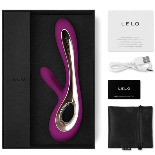LELO - SORAYA 2 RABBIT PURPLE VIBRATOR - Kink&Play