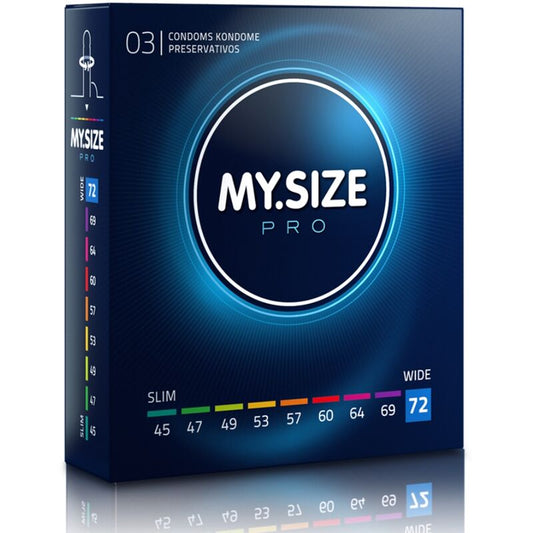 MY SIZE - PRO CONDOMS 72 MM 3 UNITS - Kink&Play