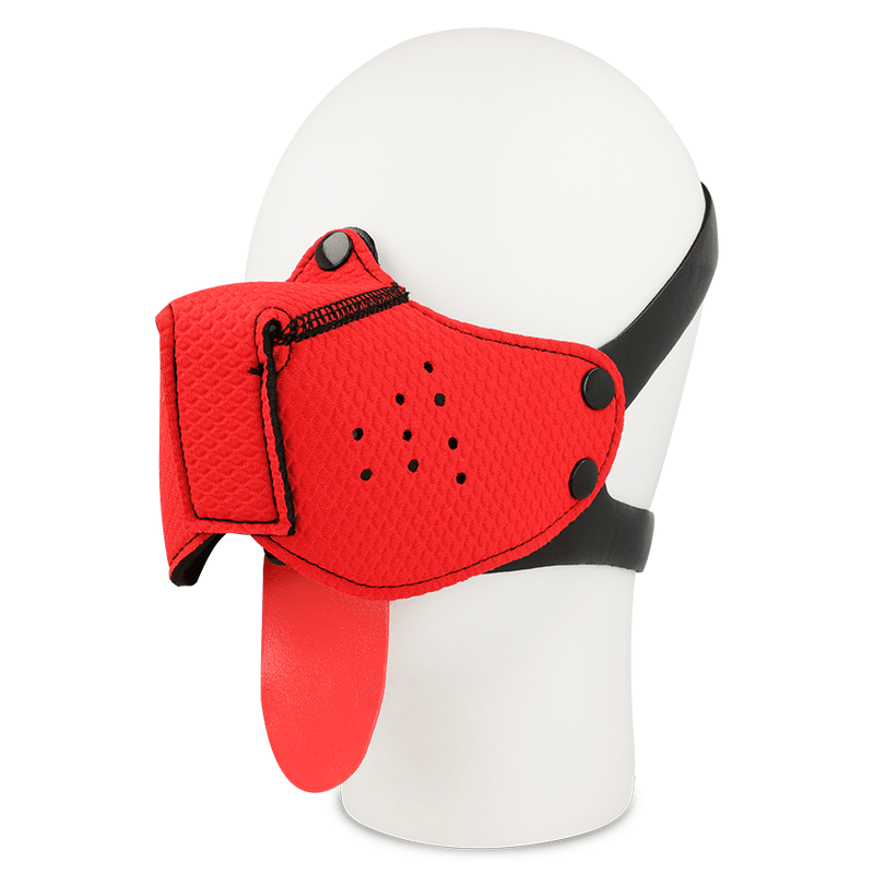 OHMAMA FETISH DOG MUZZLE - RED - Kink&Play