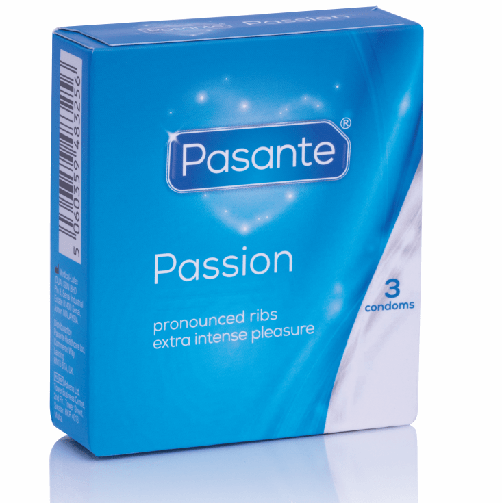 PASANTE - DOTTED CONDOMS MS PLACER 3 UNITS - Kink&Play