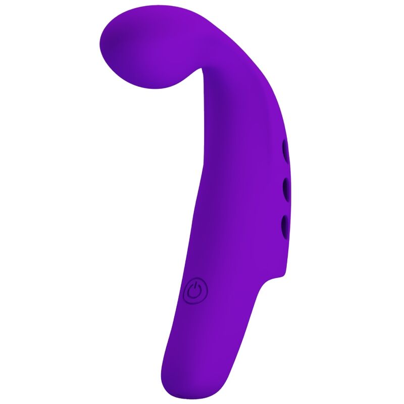 PRETTY LOVE - GORGON PURPLE RECHARGEABLE FINGER VIBRATOR - Kink&Play