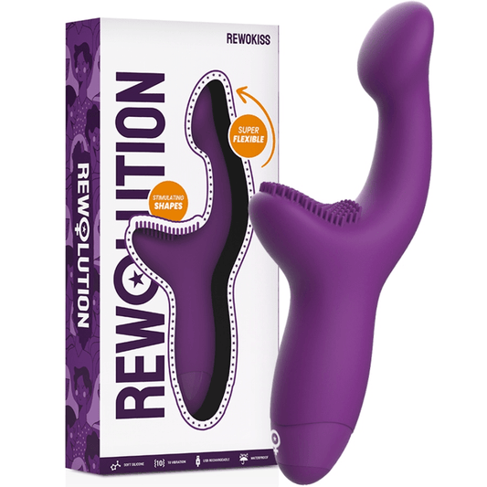 REWOLUTION - REWOKISS VIBRATOR POINT TO STIMULATOR - Kink&Play