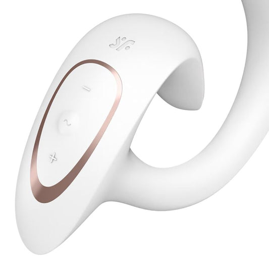 SATISFYER - G FOR GODDESS 1 RABBIT VIBRATOR WHITE - Kink&Play