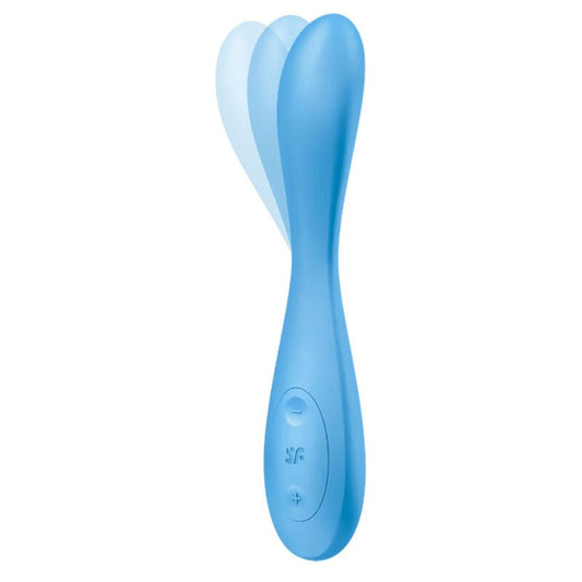 SATISFYER - G - SPOT FLEX 4+ MULTI VIBRATOR APP BLUE - Kink&Play