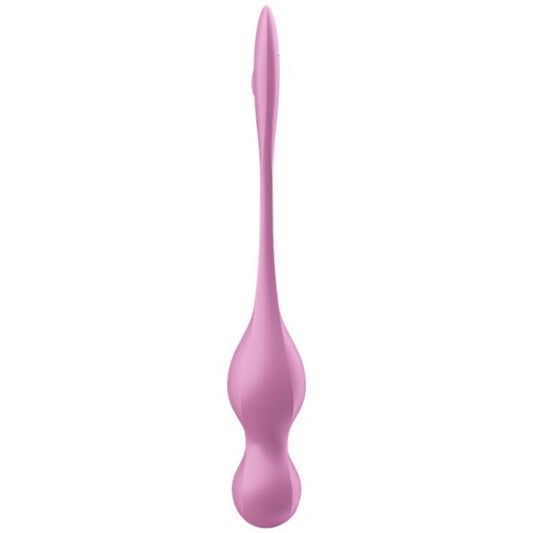 SATISFYER - LOVE BIRDS VIBRATING KEGEL BALLS PINK - Kink&Play