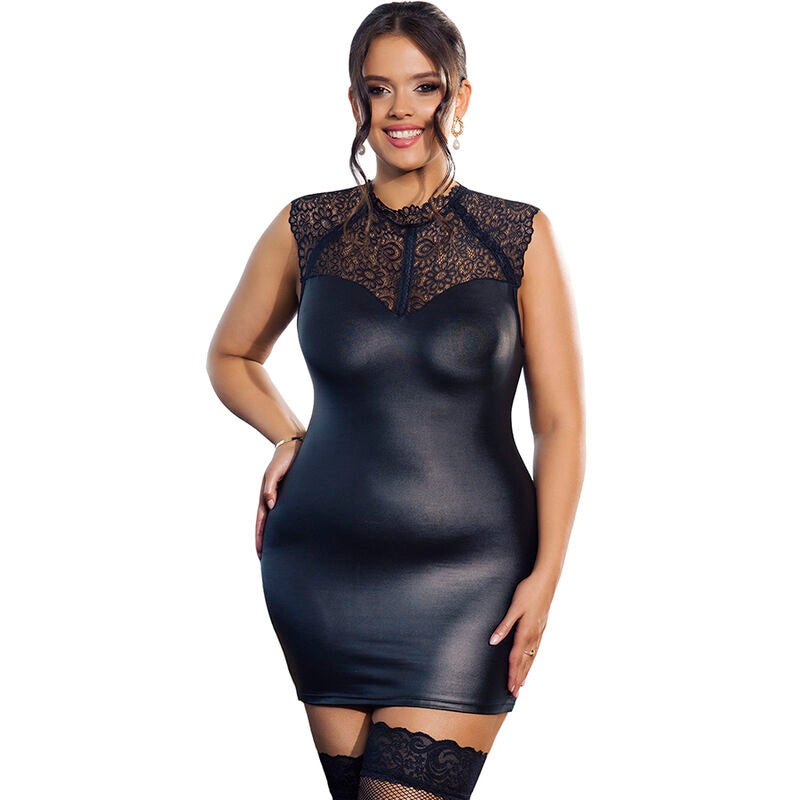 SUBBLIME - SEXY LEATHER DRESS S/M - Kink&Play