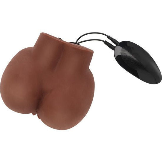 ACT - HOT HONEY RIDER MASTURBATOR WITH VIBRATOR BROWN - Kink&Play