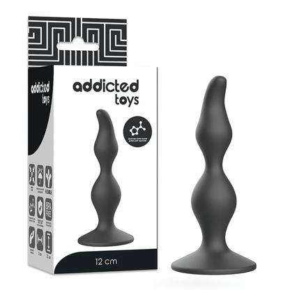 ADDICTED TOYS - ANAL SEXUAL PLUG 12 CM BLACK - Kink&Play