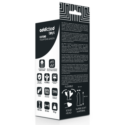 ADDICTED TOYS - EXTEND YOUR PENIS 16 CM - Kink&Play
