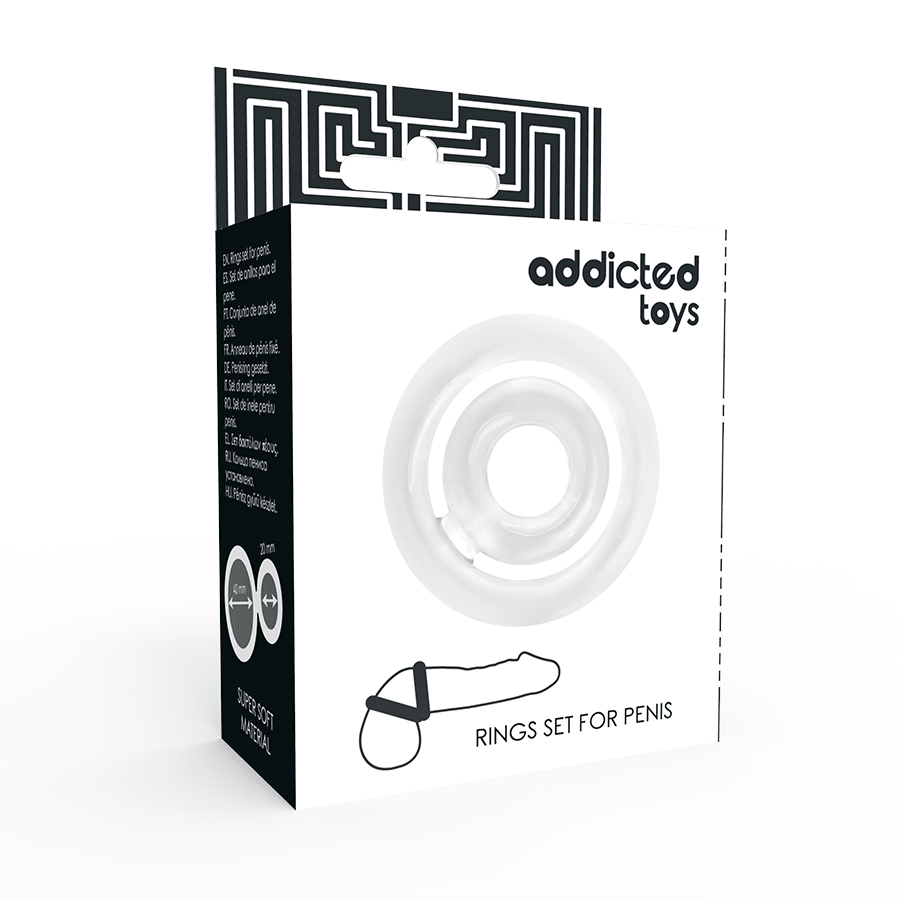 ADDICTED TOYS - POTENZ - C - RING PENIS CLEAR - Kink&Play