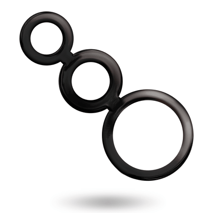 ADDICTED TOYS - RINGS SET FOR PENIS - SMOKED - Kink&Play
