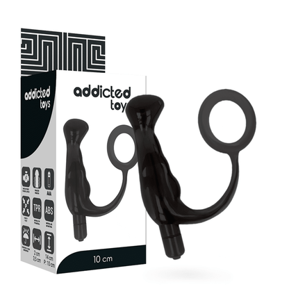 ADDICTED TOYS - VIBRATOR PROST TICO BLACK 10 CM - Kink&Play