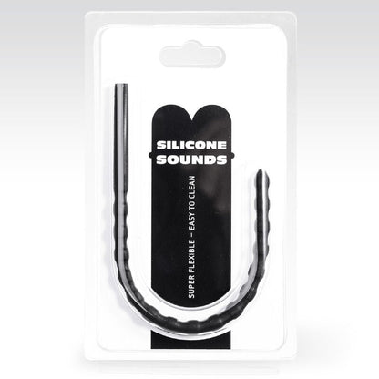 ALL BLACK - 6/8 MM SILICONE URETHRAL PROBE - Kink&Play