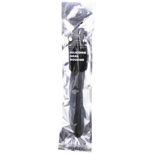 ALL BLACK - BEADED SHOWER ANAL SILICONE 27 CM - Kink&Play