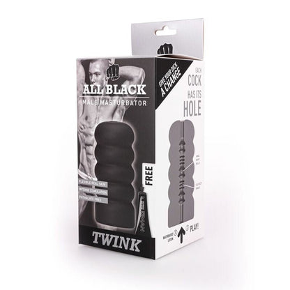 ALL BLACK - MASTURBATOR TWINK - Kink&Play