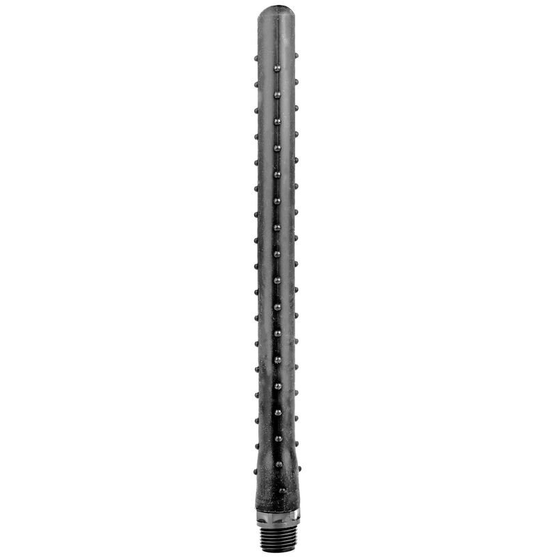 ALL BLACK - RIDGED SHOWER ANAL SILICONE 27 CM - Kink&Play