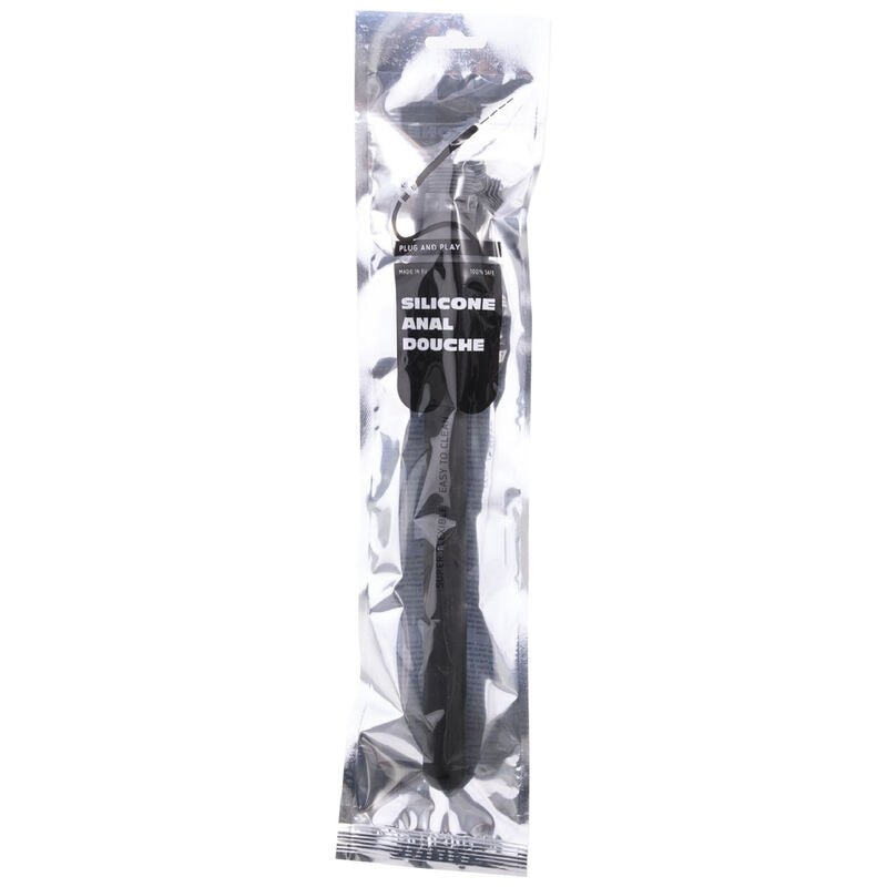 ALL BLACK - SHOWER ANAL SILICONE SISTEMA STOPPER 27 CM - Kink&Play