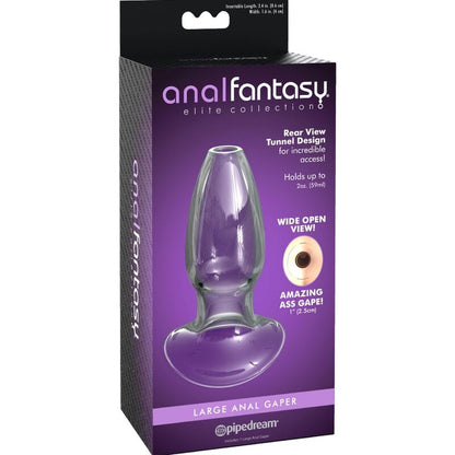 ANAL FANTASY ELITE COLLECTION - ANAL GAPER CRYSTAL DILATOR SIZE M - Kink&Play